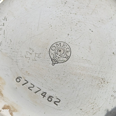 1915 年左右古董歐米茄懷錶鍍銀開放面效果很好